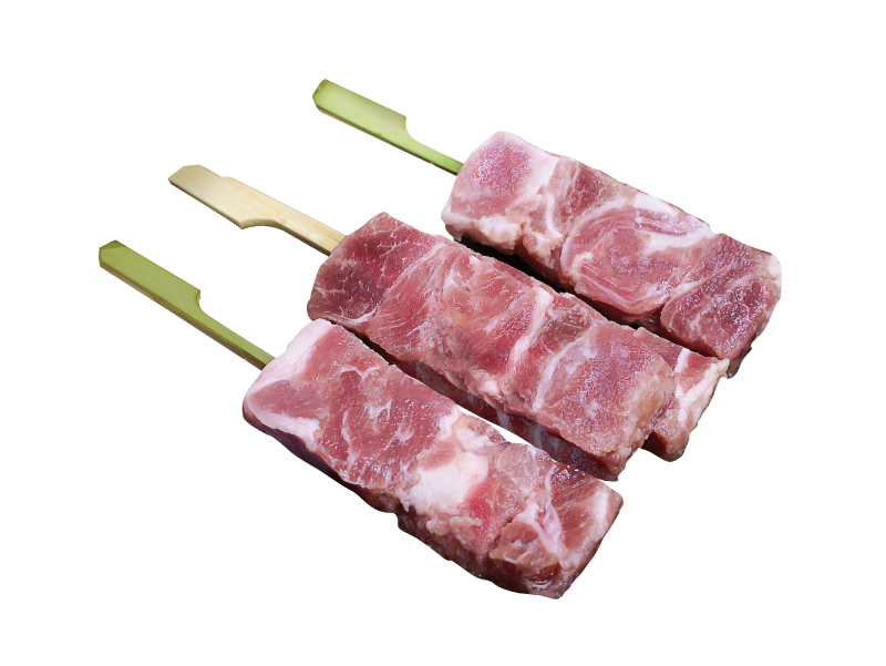 只有-豬肉串
